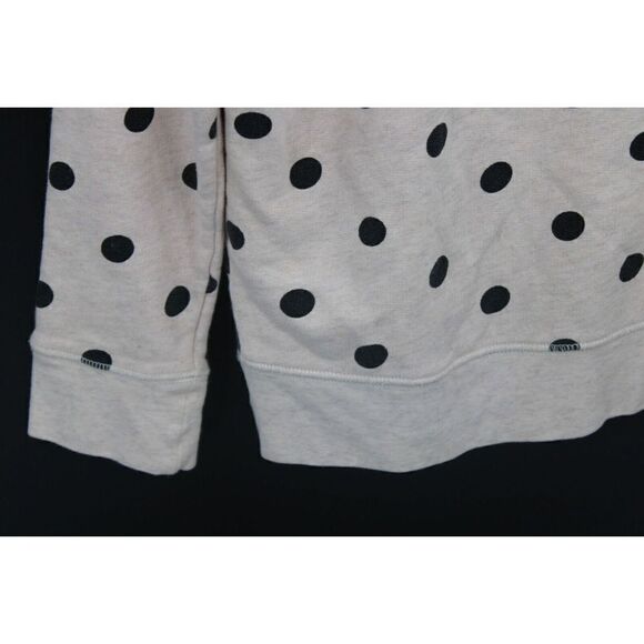 Kate Spade "Deco Dot Bow Sweatshirt" Cream/Black Size S MSRP $168 - Picture 3 of 7